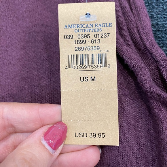 Junior’s American Eagle Turtle Neck Dress; Size M; Purple; NWT NEVER WORN - Picture 6 of 7